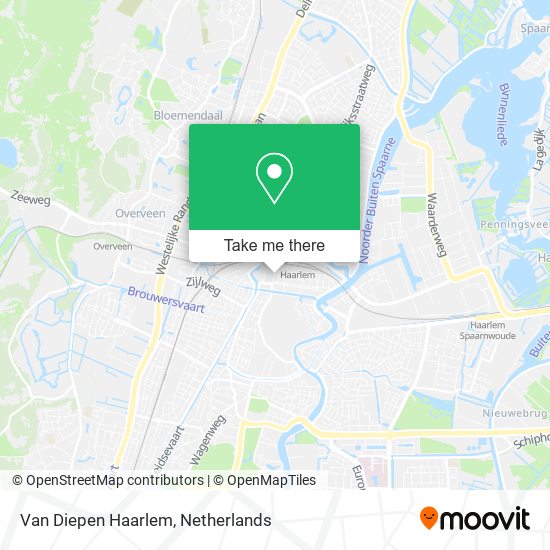 Van Diepen Haarlem map