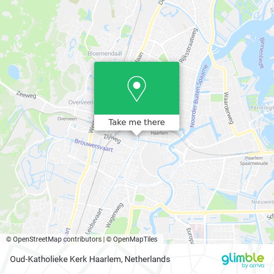 Oud-Katholieke Kerk Haarlem Karte