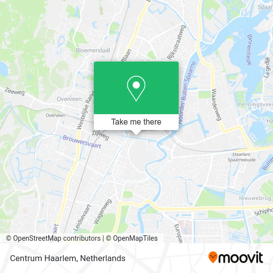 Centrum Haarlem map