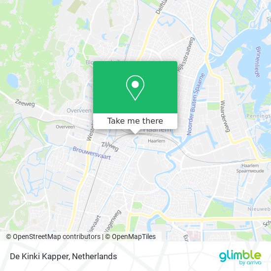 De Kinki Kapper map