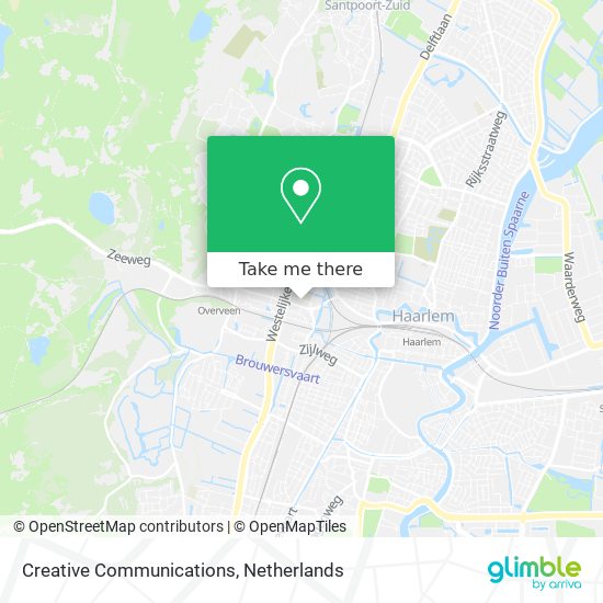 Creative Communications map