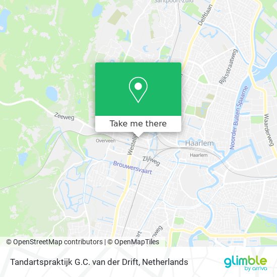 Tandartspraktijk G.C. van der Drift map