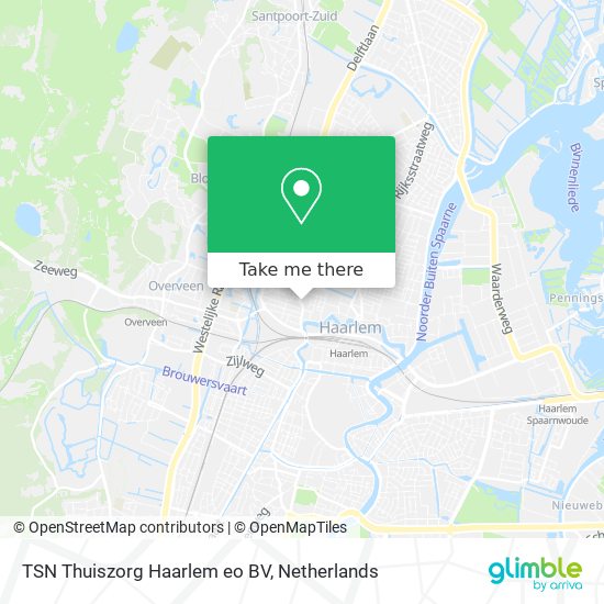 TSN Thuiszorg Haarlem eo BV Karte