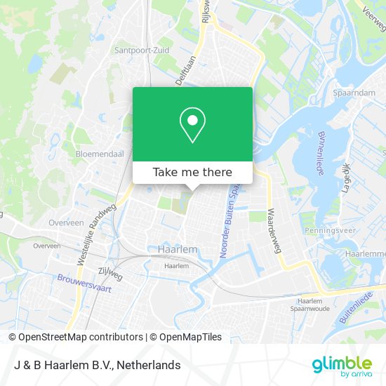 J & B Haarlem B.V. map