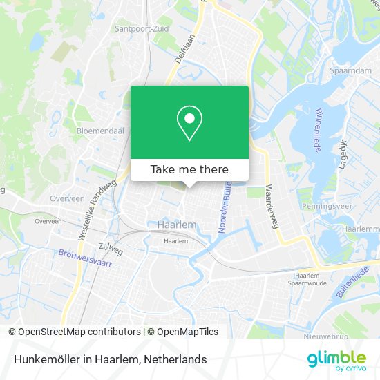 Hunkemöller in Haarlem map