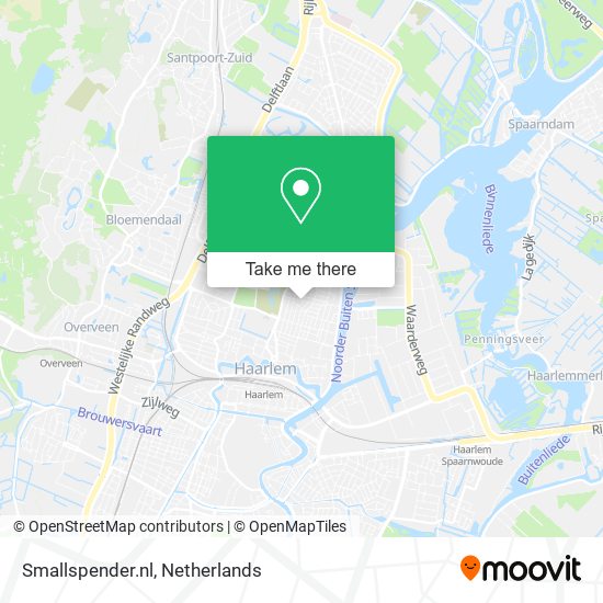 Smallspender.nl map