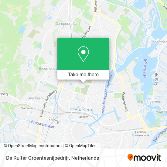 De Ruiter Groentesnijbedrijf map