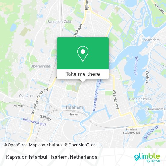 Kapsalon Istanbul Haarlem Karte