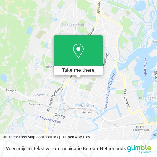 Veenhuijsen Tekst & Communicatie Bureau map