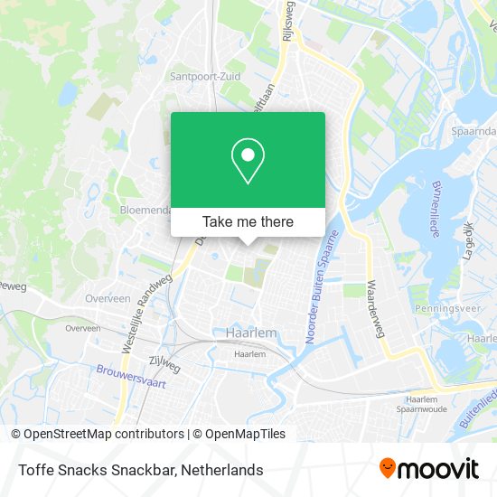 Toffe Snacks Snackbar map