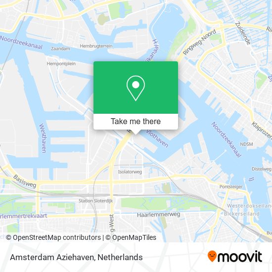 Amsterdam Aziehaven map