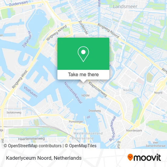 Kaderlyceum Noord map