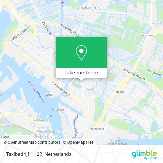 Taxibedrijf 1162 map