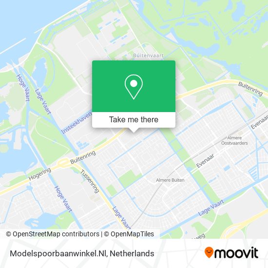 Modelspoorbaanwinkel.Nl map