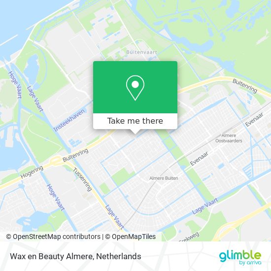 Wax en Beauty Almere map