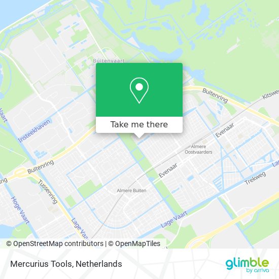 Mercurius Tools map