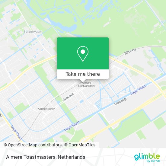 Almere Toastmasters map