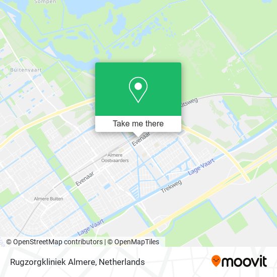 Rugzorgkliniek Almere map