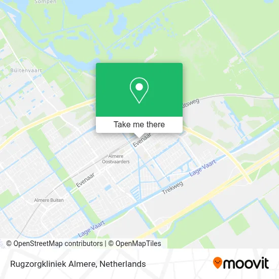 Rugzorgkliniek Almere map