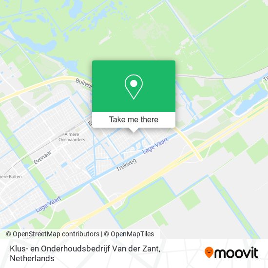 Klus- en Onderhoudsbedrijf Van der Zant map