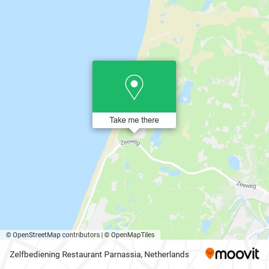 Zelfbediening Restaurant Parnassia map