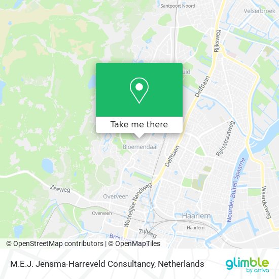 M.E.J. Jensma-Harreveld Consultancy map