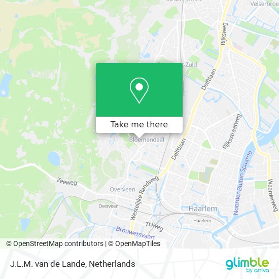 J.L.M. van de Lande map