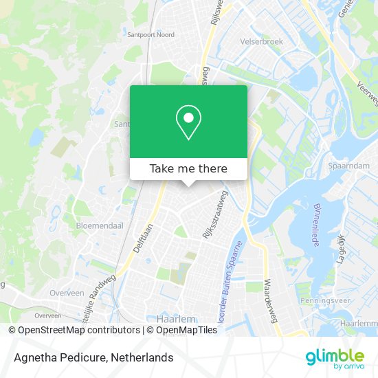 Agnetha Pedicure map