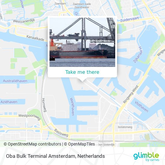 Oba Bulk Terminal Amsterdam map