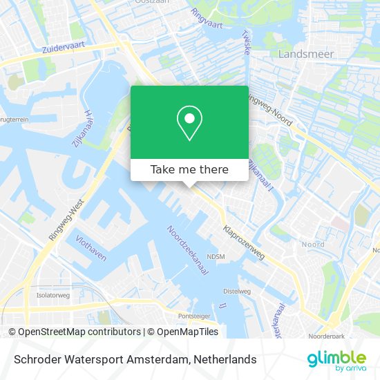 Schroder Watersport Amsterdam map