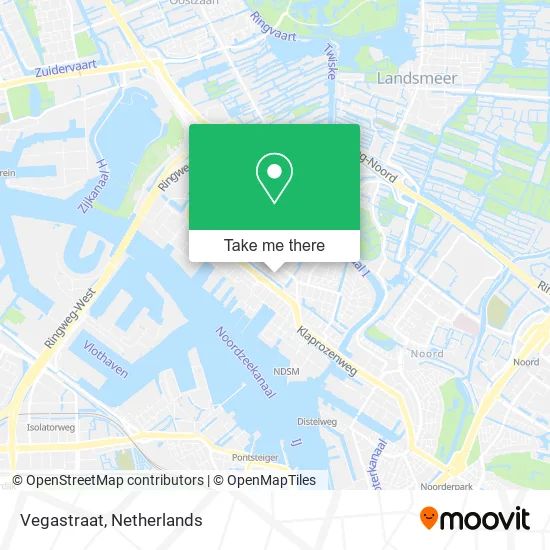 Vegastraat map