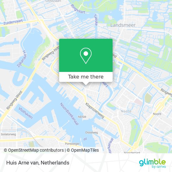 Huis Arne van map