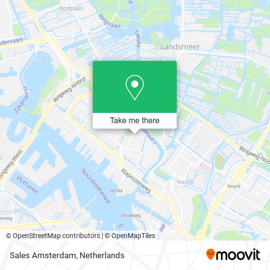 Sales Amsterdam map