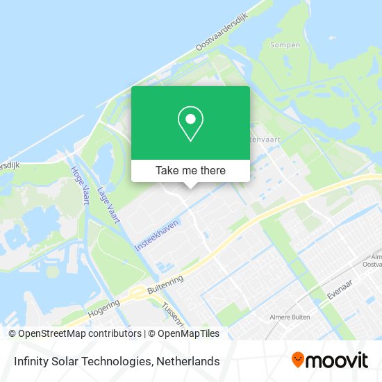 Infinity Solar Technologies map