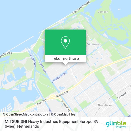 MITSUBISHI Heavy Industries Equipment Europe BV (Mee) Karte