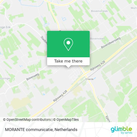 MORANTE communicatie map