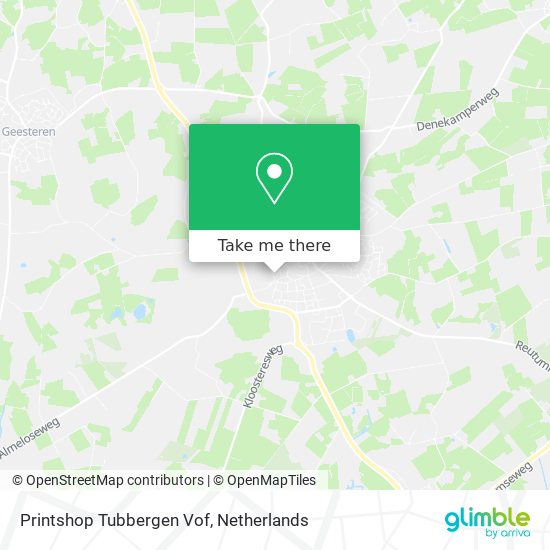 Printshop Tubbergen Vof map