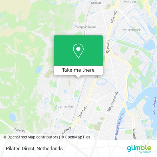 Pilates Direct map