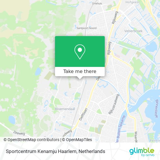 Sportcentrum Kenamju Haarlem Karte