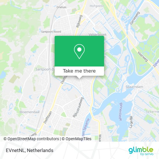 EVnetNL map