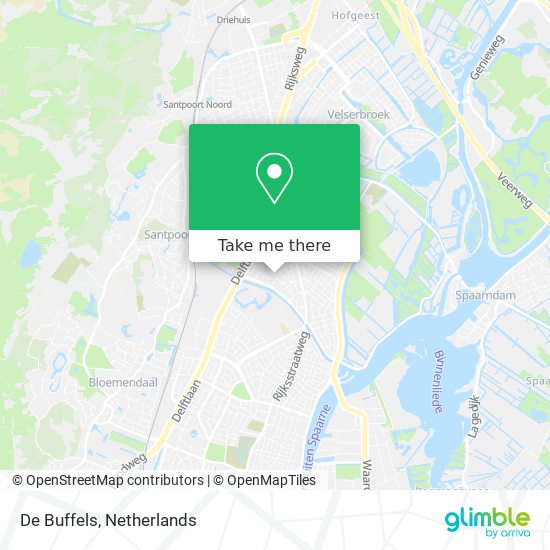 De Buffels Karte