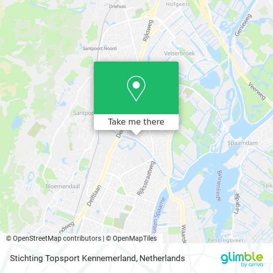 Stichting Topsport Kennemerland map