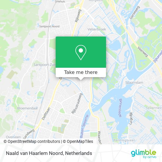 Naald van Haarlem Noord Karte