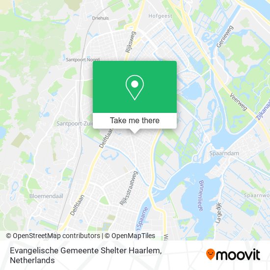 Evangelische Gemeente Shelter Haarlem map