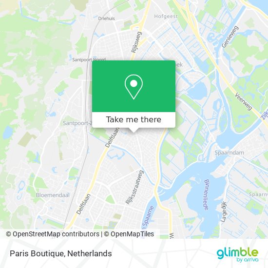 Paris Boutique map