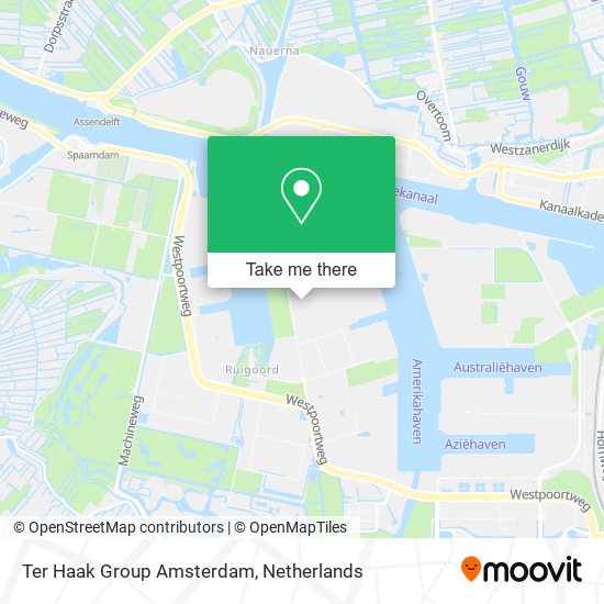 Ter Haak Group Amsterdam map