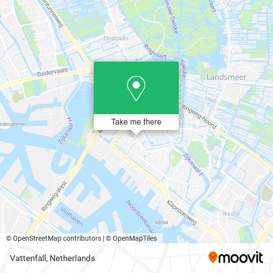 Vattenfall map