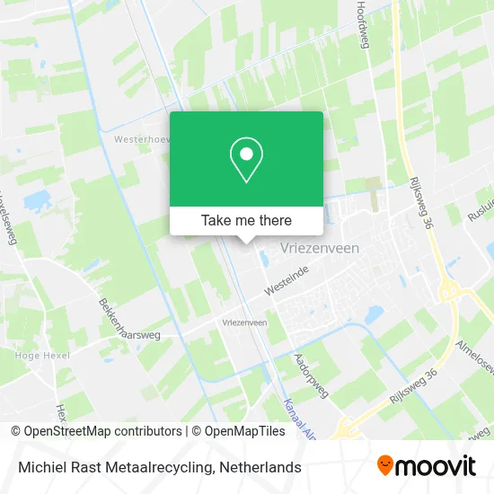 Michiel Rast Metaalrecycling map