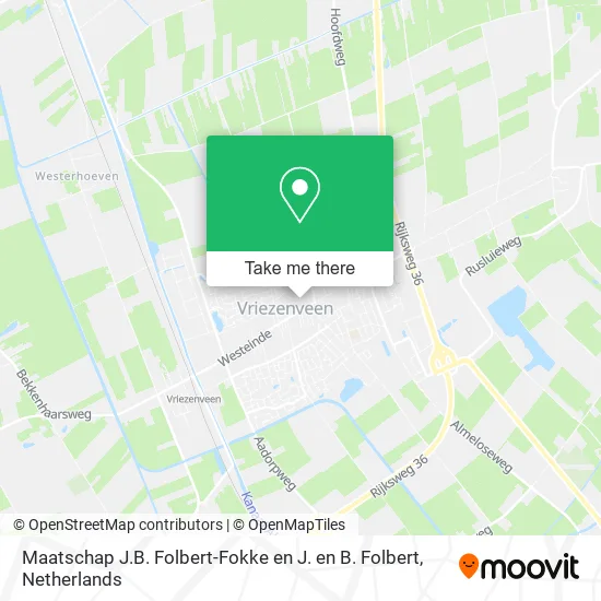 Maatschap J.B. Folbert-Fokke en J. en B. Folbert map