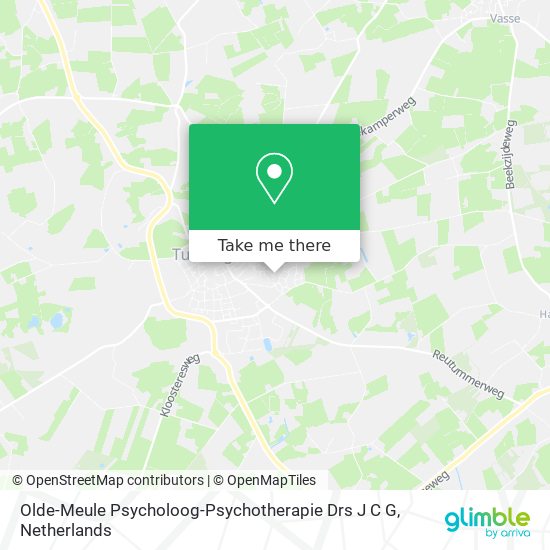 Olde-Meule Psycholoog-Psychotherapie Drs J C G map